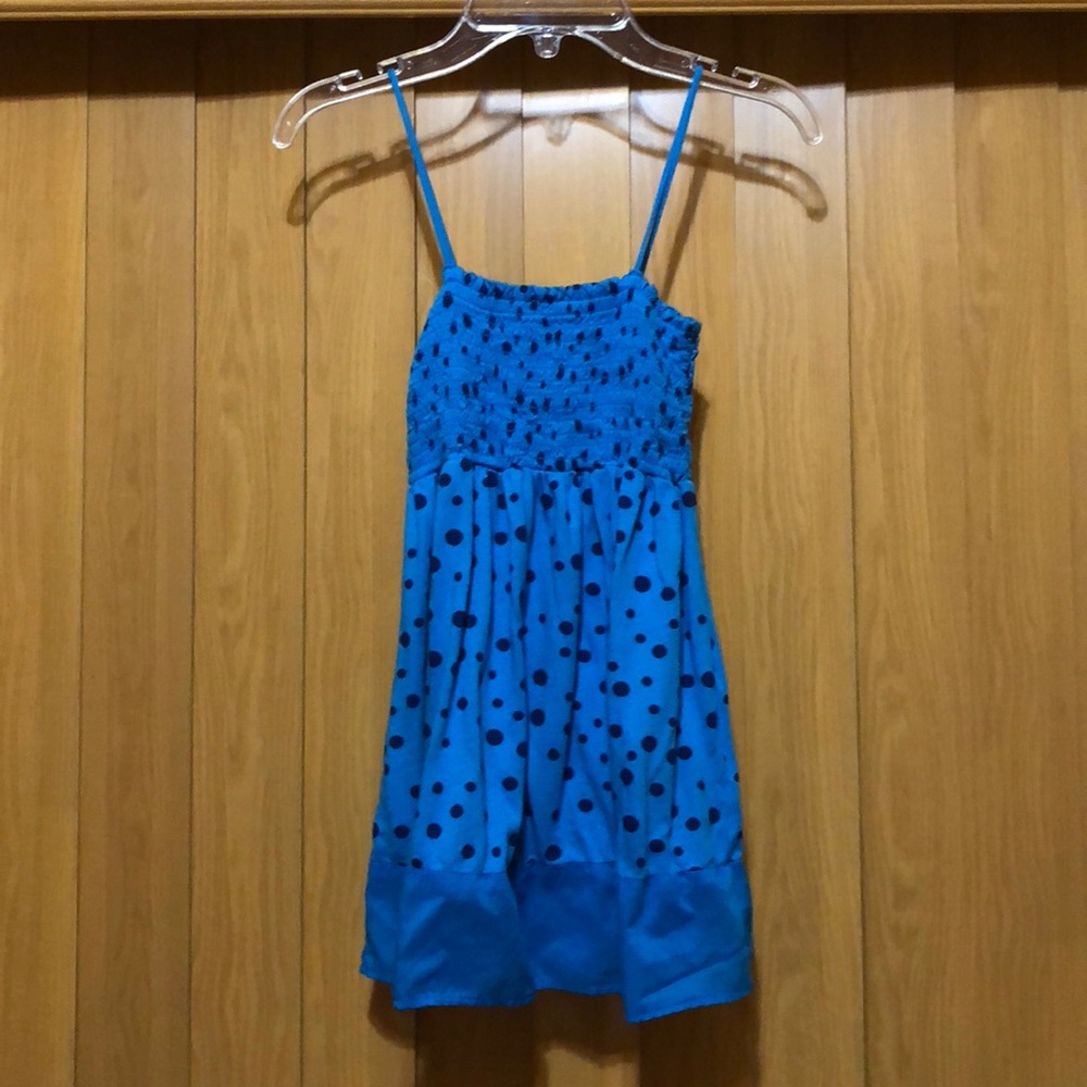 Splendid Blue Polka Dot Tank Top - Size XS